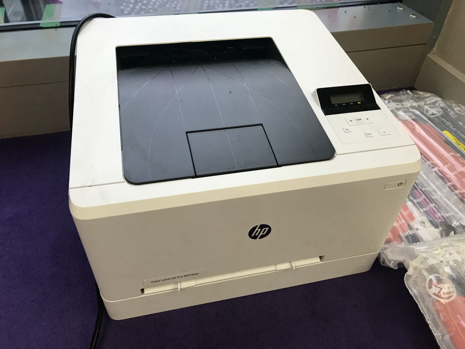 1 x HP Color LaserJet Pro M254nw A4 Colour Laser Printer - CL587 - Location: Altrincham WA14