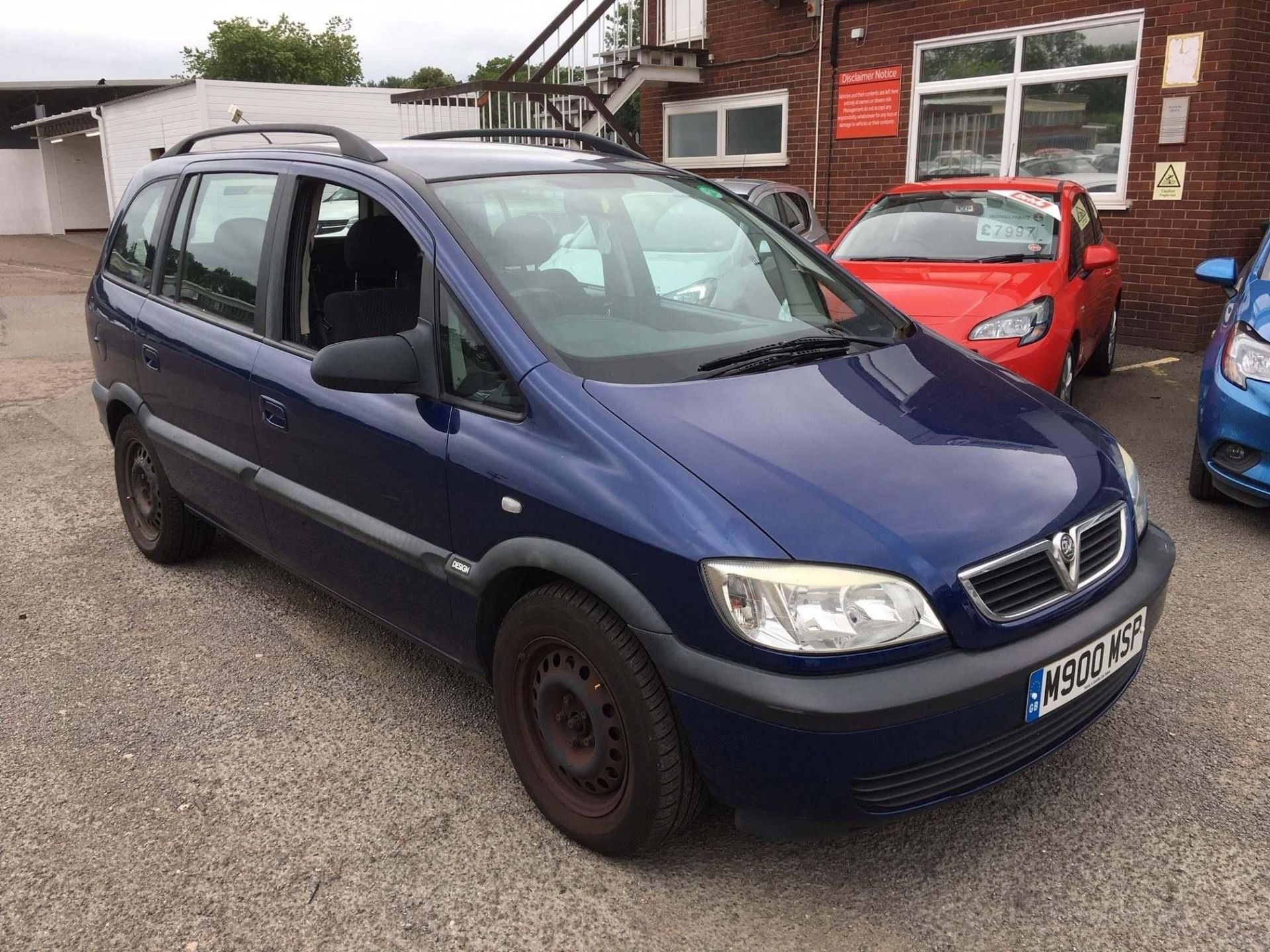 2004 Vauxhall Zafira Design 16V MPV - CL505 - NO VAT ON THE HAMMER - Locatio - Image 2 of 5