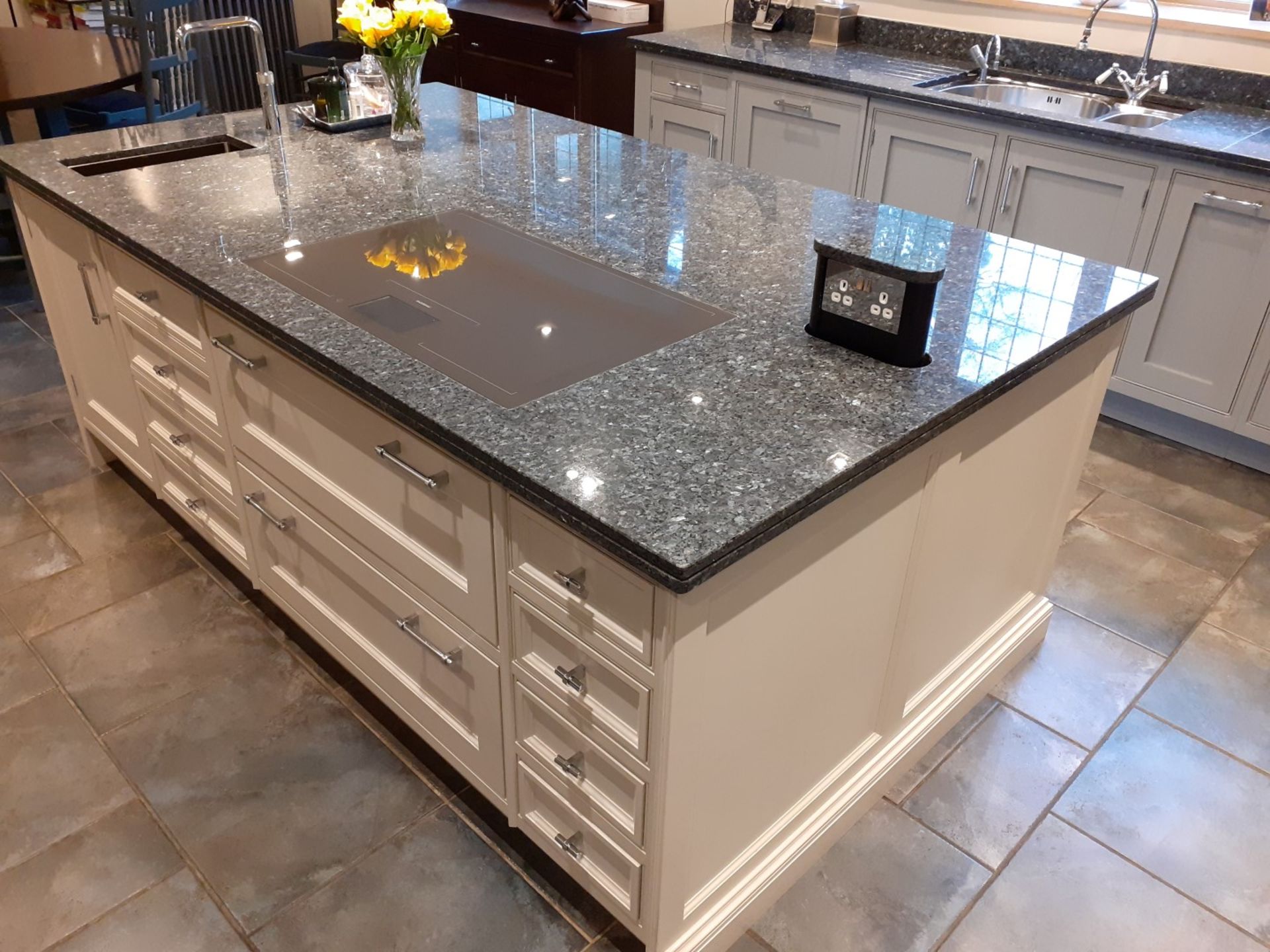 1 x Bespoke Solid Wood Painted Kitchen Beautifully Appointed With Granite Worktops, Central Island - Image 26 of 75