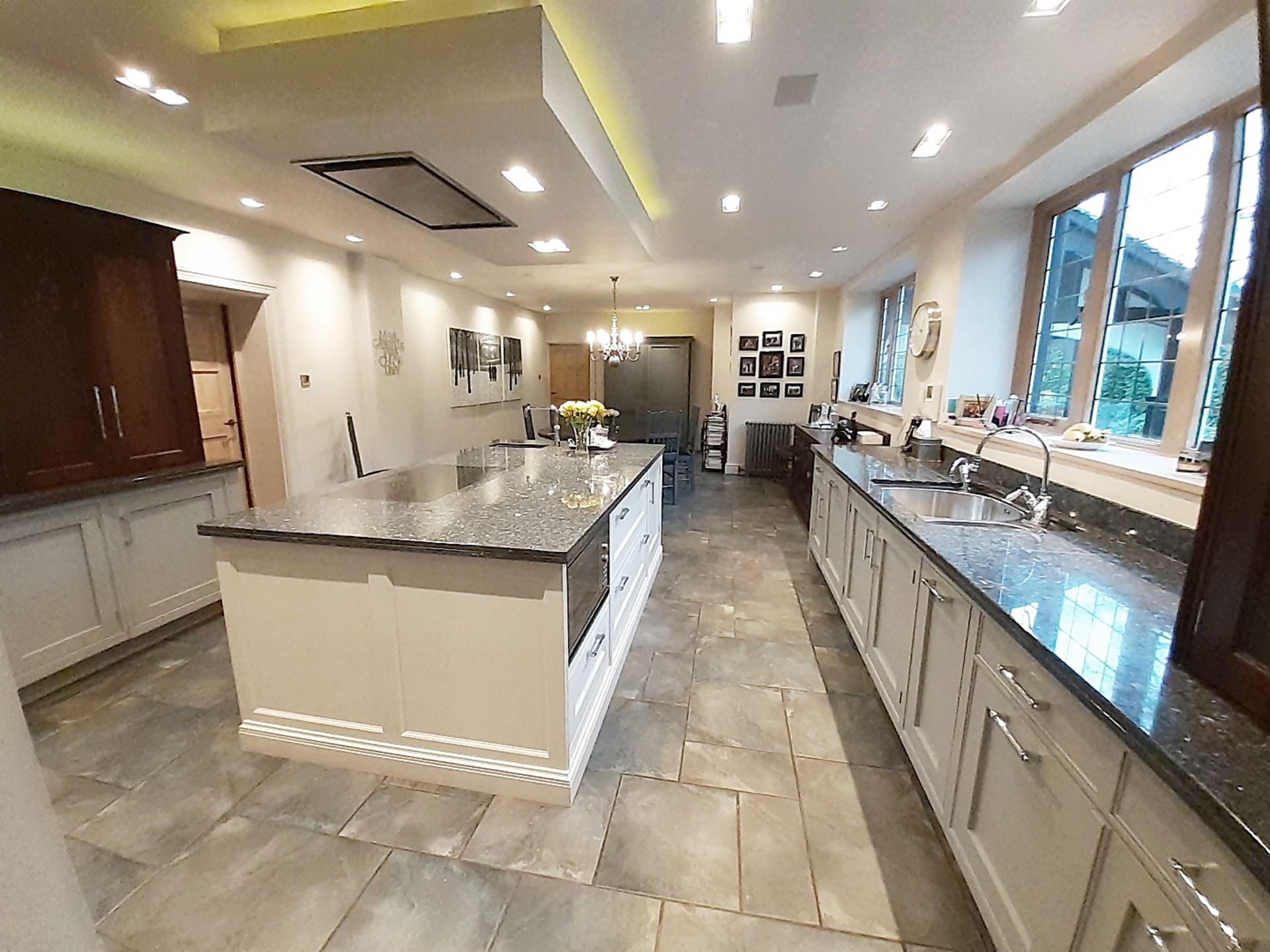 1 x Bespoke Solid Wood Painted Kitchen Beautifully Appointed With Granite Worktops, Central Island - Image 2 of 75