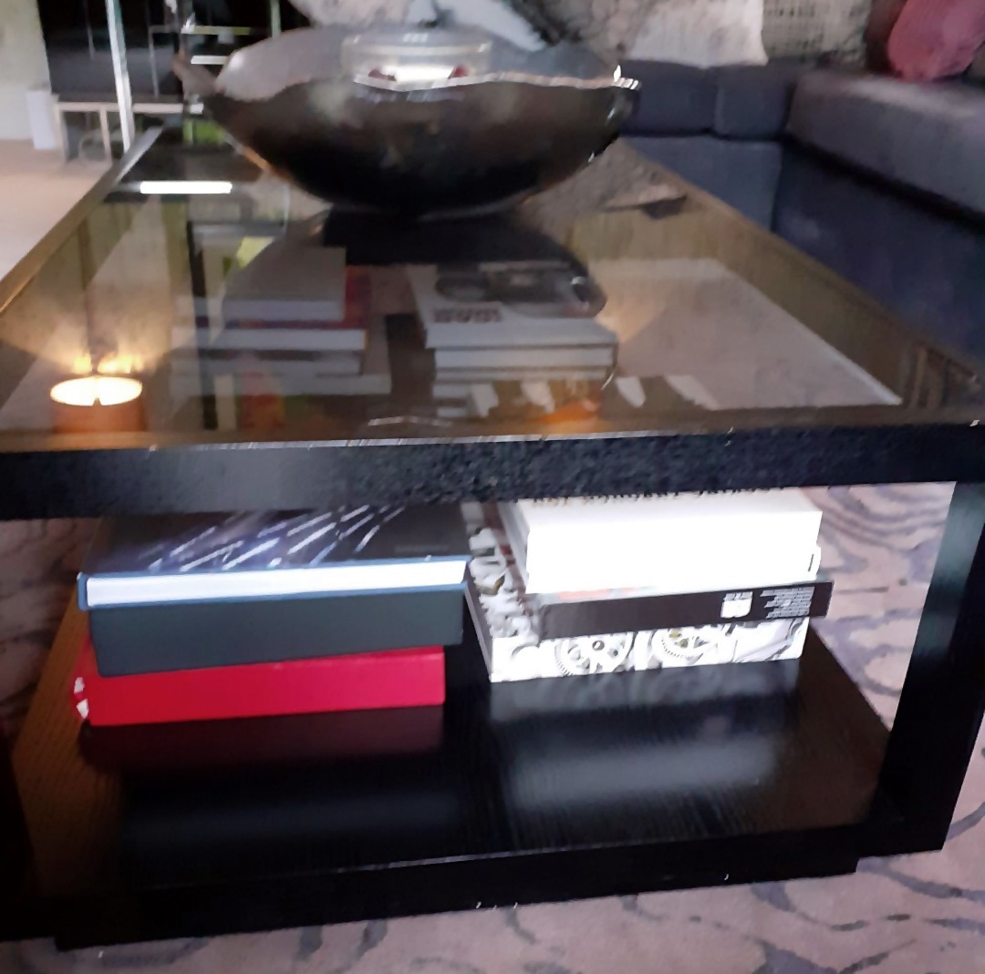 1 x Glass Topped Coffee Table - Dimensions: 130 x 70 x H41cm - Pre-owned - CL602 - *NO VAT ON - Image 8 of 8