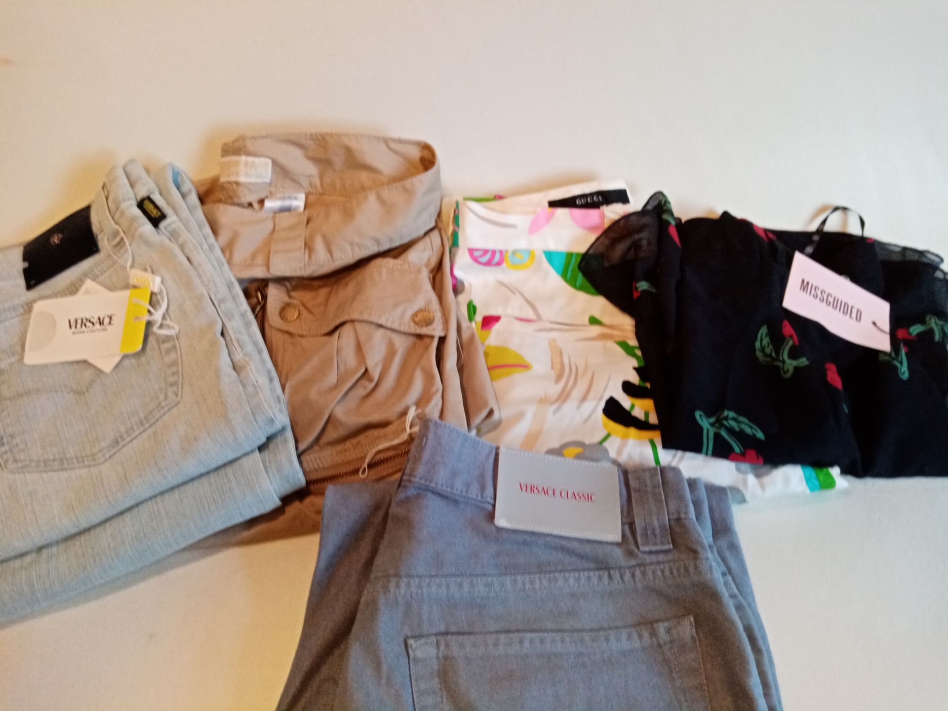 4 x Designer Trousers + 1 x Misguided Skirt - New, Some With Tags - NO VAT ON THE HAMMER - CL607 -
