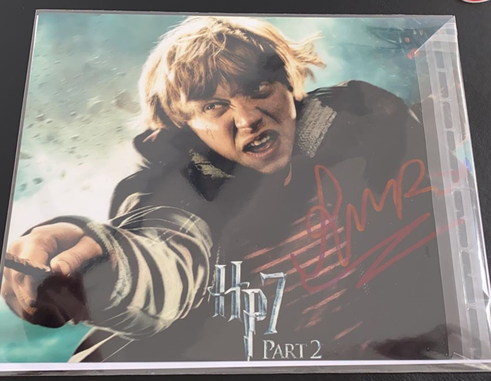 1 x Signed Autograph Picture - HARRY POTTER RUPERT GRINT - With COA - Size 12 x 8 Inch - CL590 - - Image 3 of 3