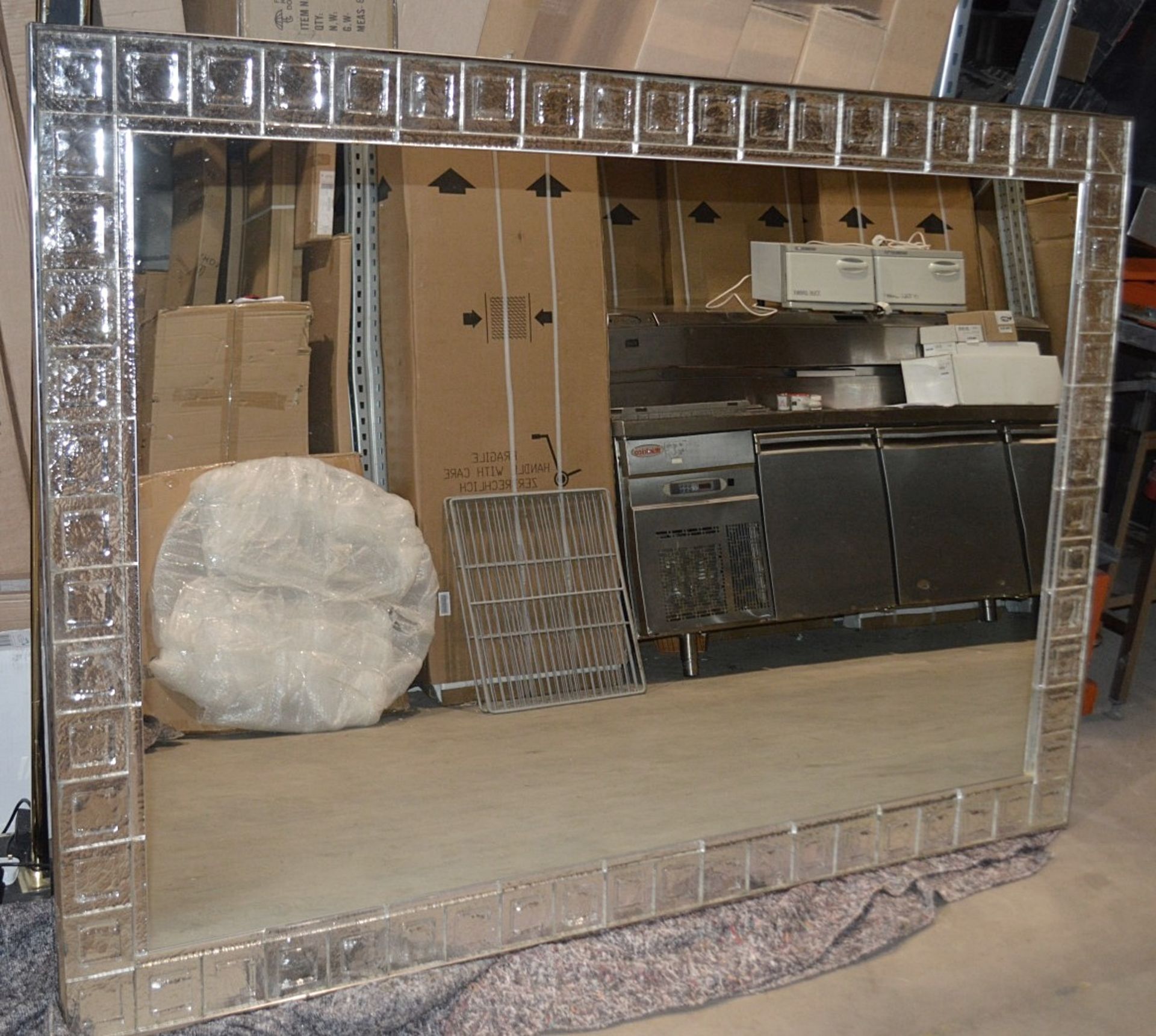 1 x GIORGIO Absolute Murano Floor Mirror *Read Condition Report* Original RRP £5,999 - NO VAT - Image 3 of 4