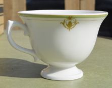 36 x DUDSON Fine China 'Georgian' 8oz Footed Tea Cups With Saucers All Featuring 'Famous