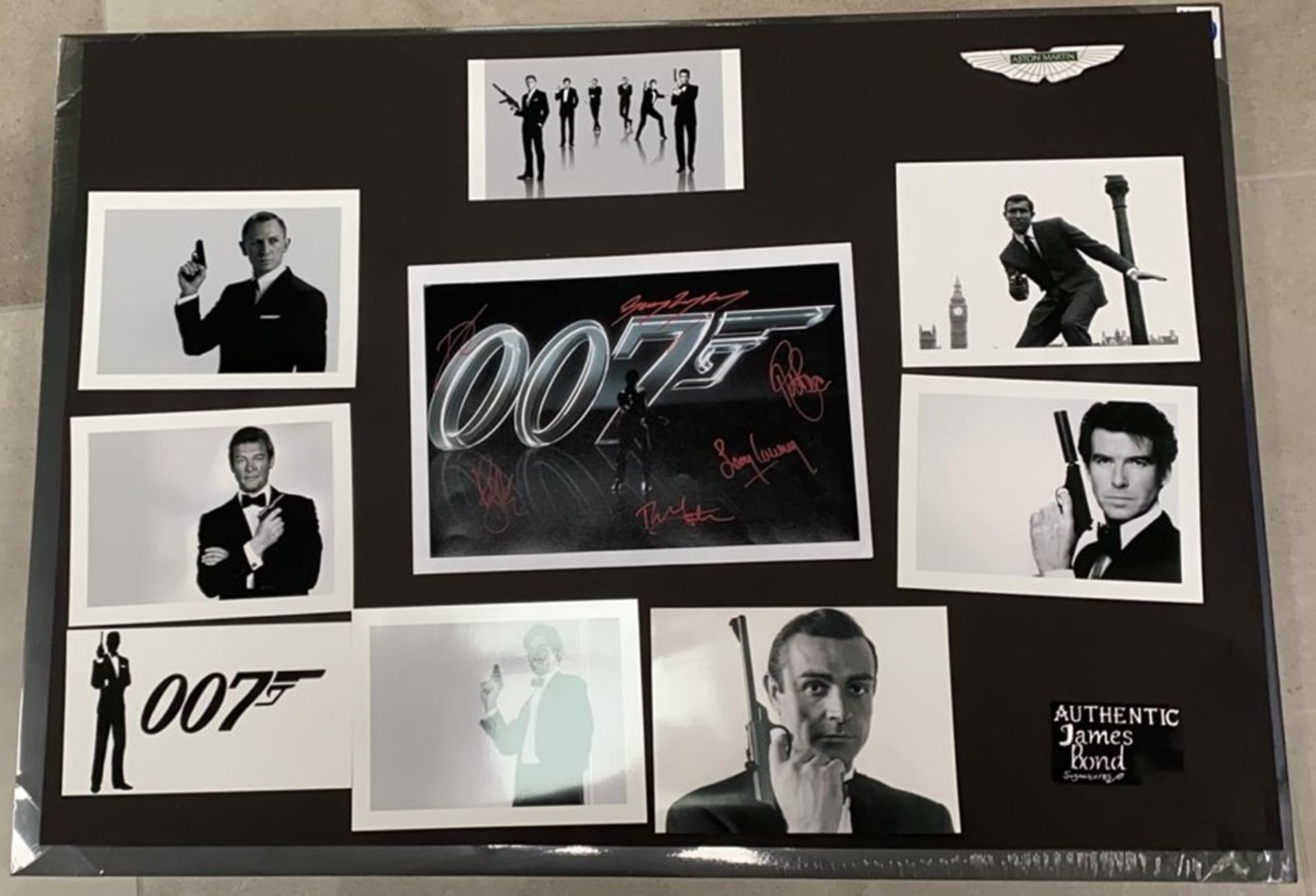 1 x Signed Autograph Picture - JAMES BOND 007 - Multi Cast James Bond Autographs By 6 James Bond - Image 5 of 5