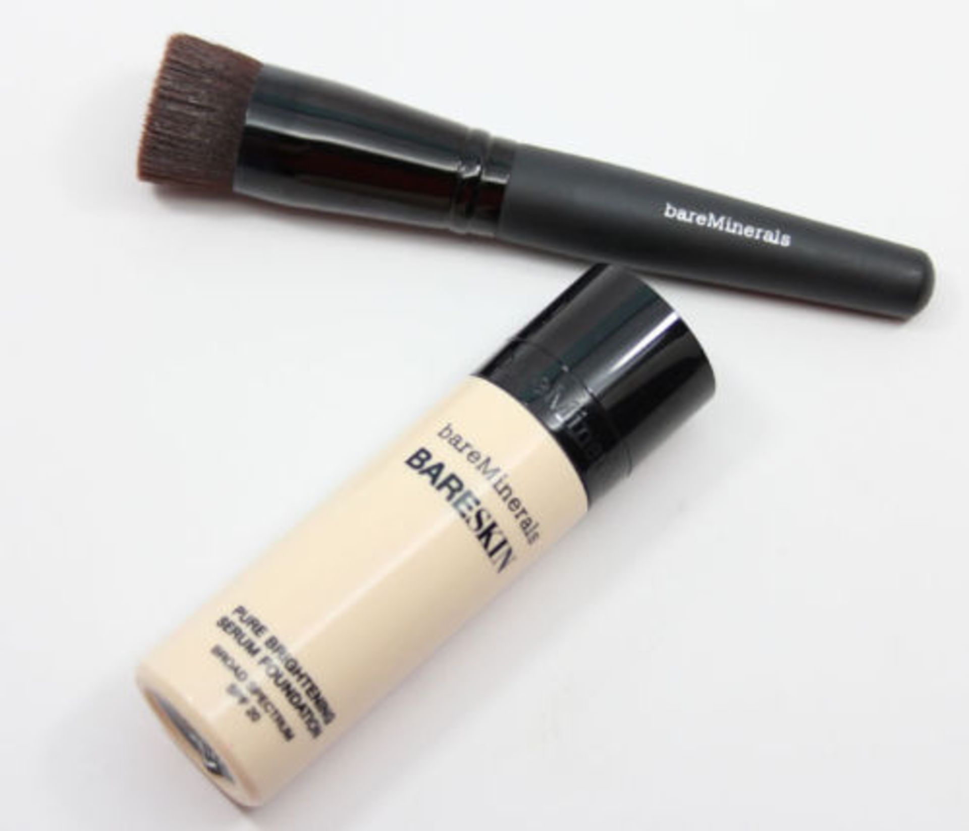 1 x Bare Escentuals bareMinerals “BARESKIN” Pure Brightening Serum Foundation (Bare Shell 02) &