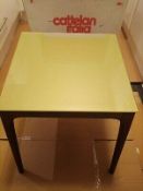 1 x Cattelan Italia Lean-To Side Table - NO VAT ON THE HAMMER - CL607 - Location: LeedsFeatures gold