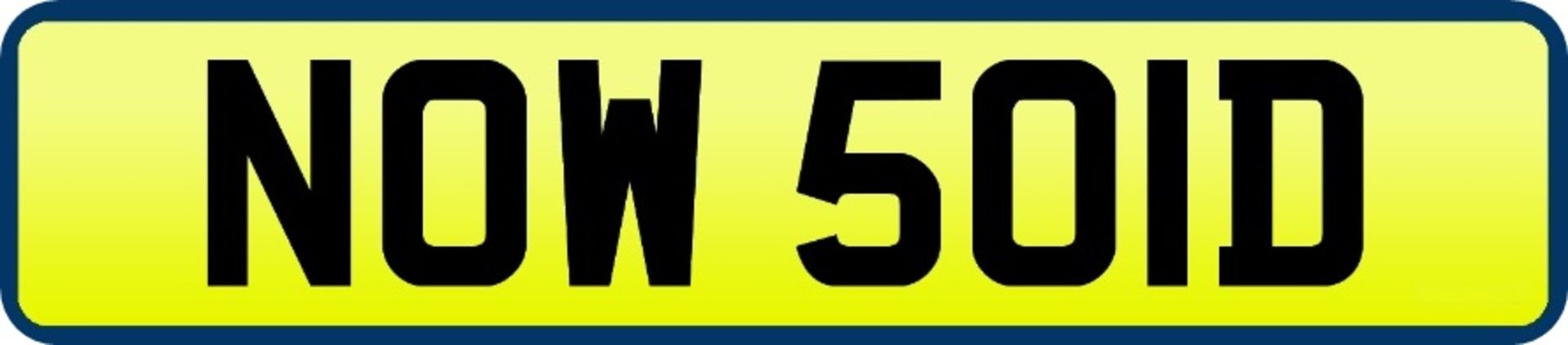 1 x Private Vehicle Registration Car Plate - NOW 50LD- CL590 - Location: Altrincham WA14More