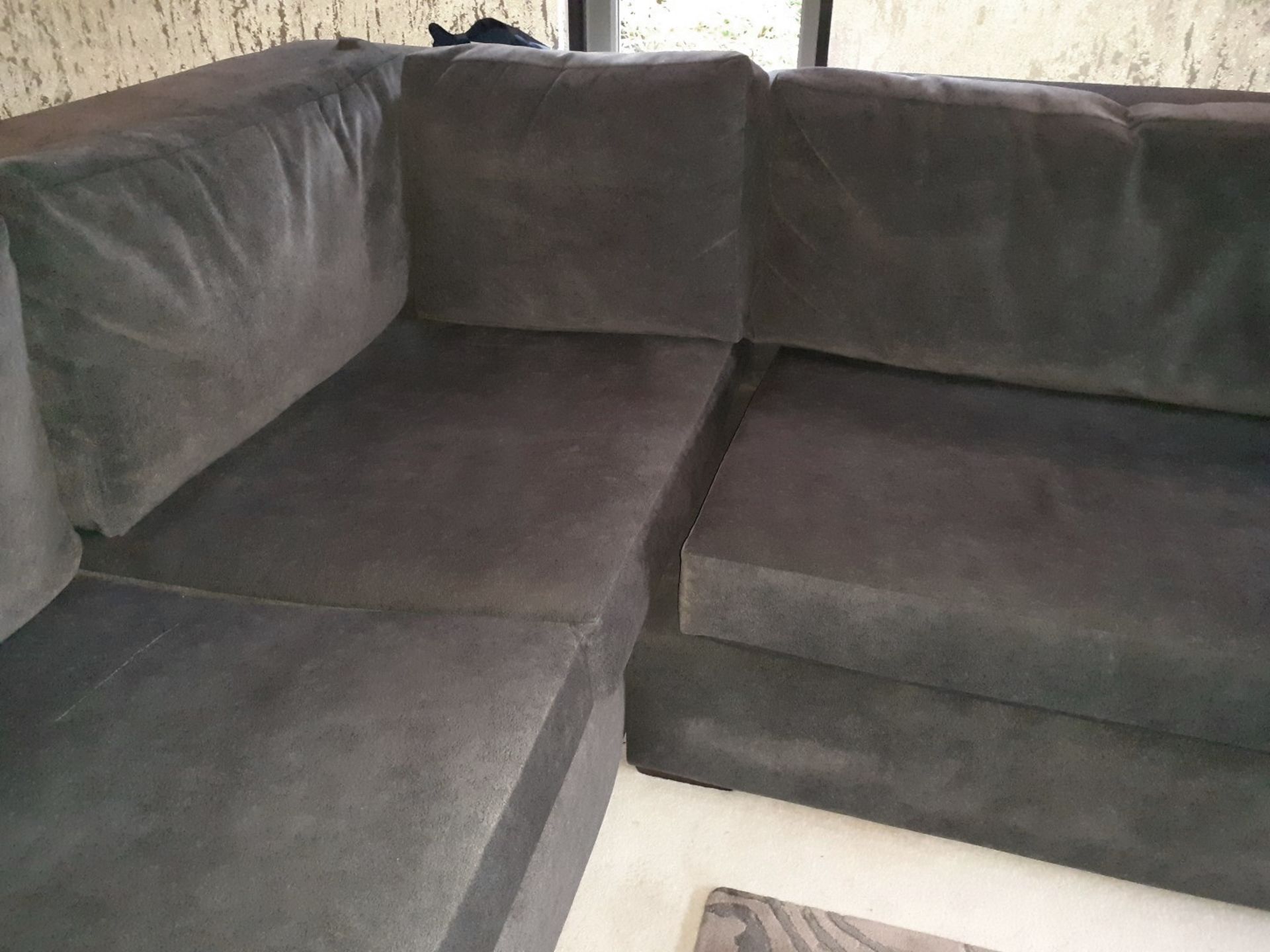 1 x Corner Sofa In 4 x Sections - Upholstered In A Rich Grey Chenille *NO VAT ON HAMMER* - Image 14 of 22