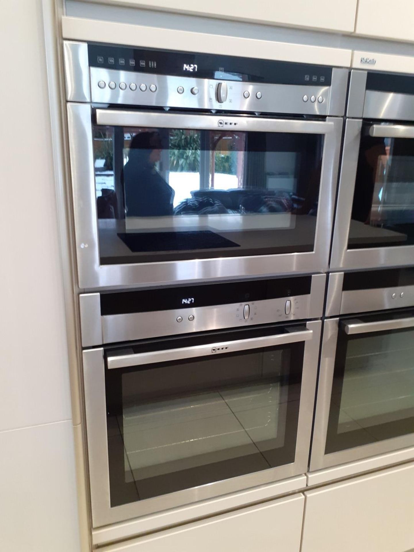 1 x SieMatic Handleless Fitted Kitchen With Intergrated NEFF Appliances, Corian Worktops And Island - Image 23 of 92