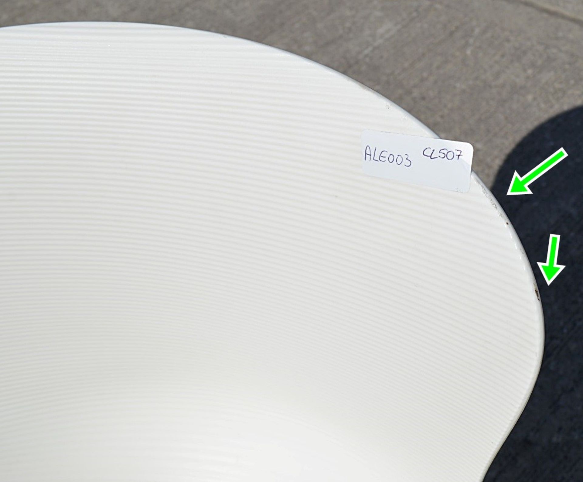 1 x Genuine Fritz Hansen 'Nap' Designer Chair In White & Chrome (KS50) - Dimensions: W48 x D40 x - Image 4 of 6