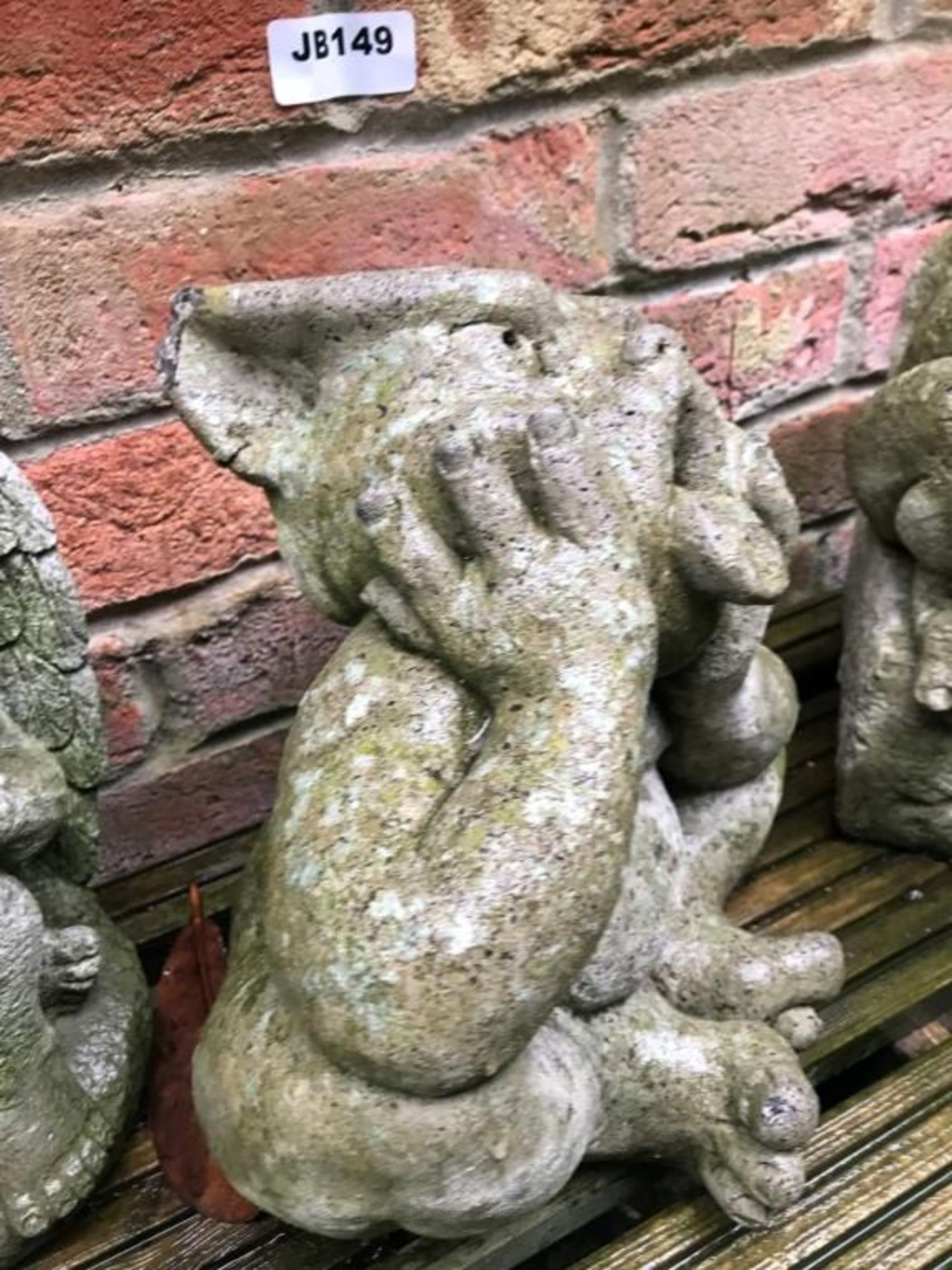 1 x Stone Gargoyle Character - Size Approx 20cm x 20cm - Ref: JB149 - Pre-Owned - NO VAT ON THE - Image 2 of 3