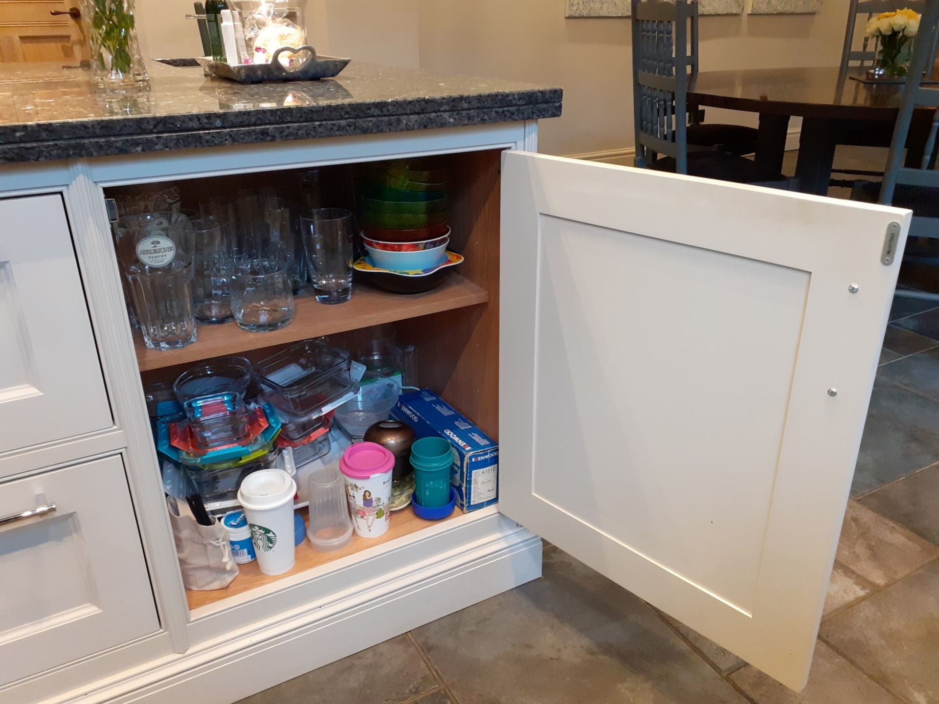 1 x Bespoke Solid Wood Painted Kitchen Beautifully Appointed With Granite Worktops, Central Island - Image 34 of 75