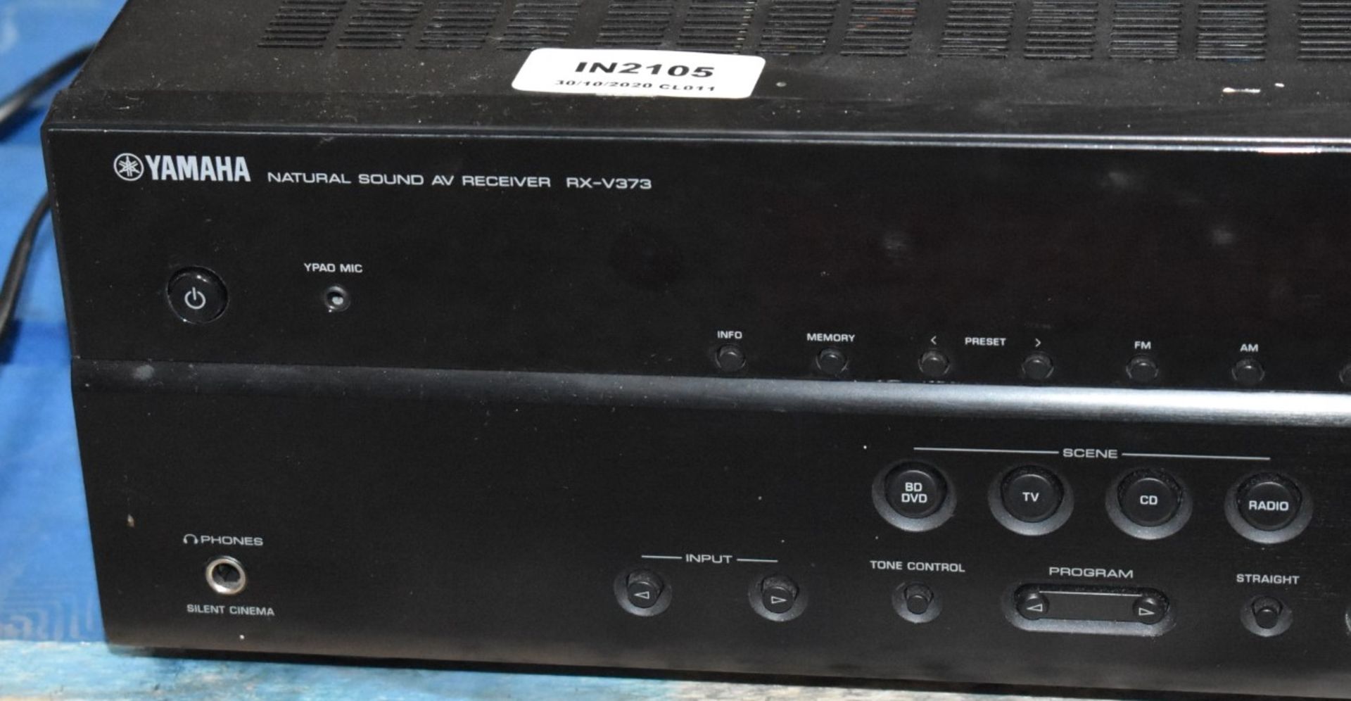 1 x Yamaha RX-V373 Natural Sound AV Receiver - DSP Cinema Amp - Ref: In2105 Pal1 WH1 - CL546 - - Image 4 of 6