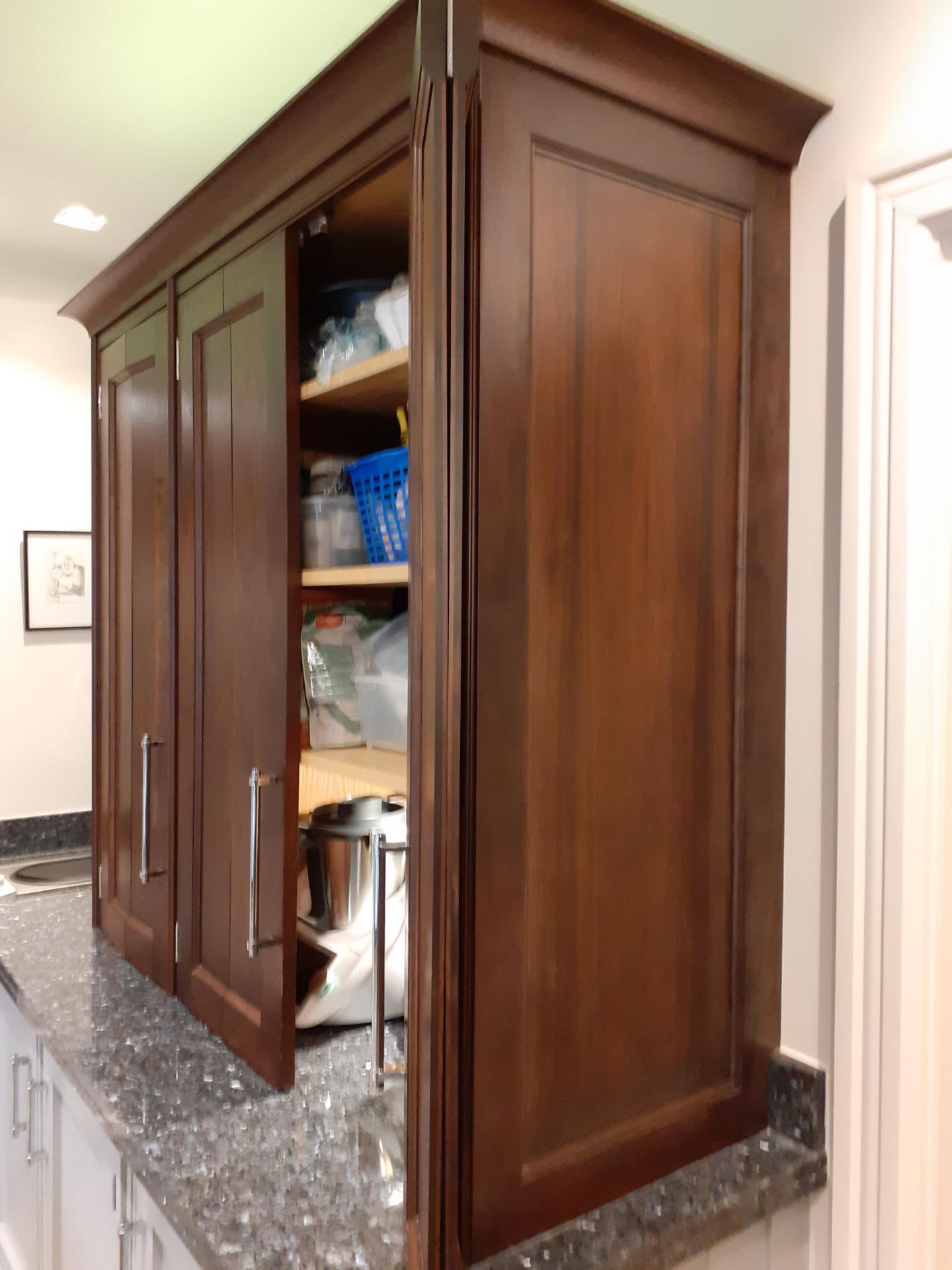 1 x Bespoke Solid Wood Painted Kitchen Beautifully Appointed With Granite Worktops, Central Island - Image 8 of 75