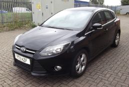 2011 Ford Focus 1.6 TDCI Zetec 5Dr Hatchback - CL505 - NO VAT ON THE HAMMER - Location: Corby,