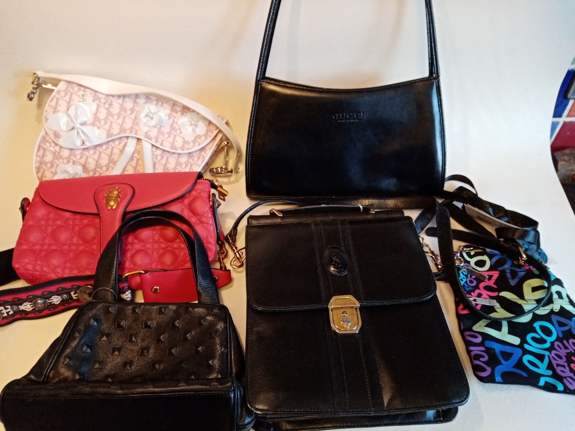6 x Designer Hand Bags Including YSL and Dior - NO VAT ON THE HAMMER - CL607 - Location: Leeds1 x