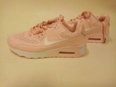 1 x Womans Nike Air Max Pink - UK size 6 - New, No Box - NO VAT ON THE HAMMER - CL607 - Location: