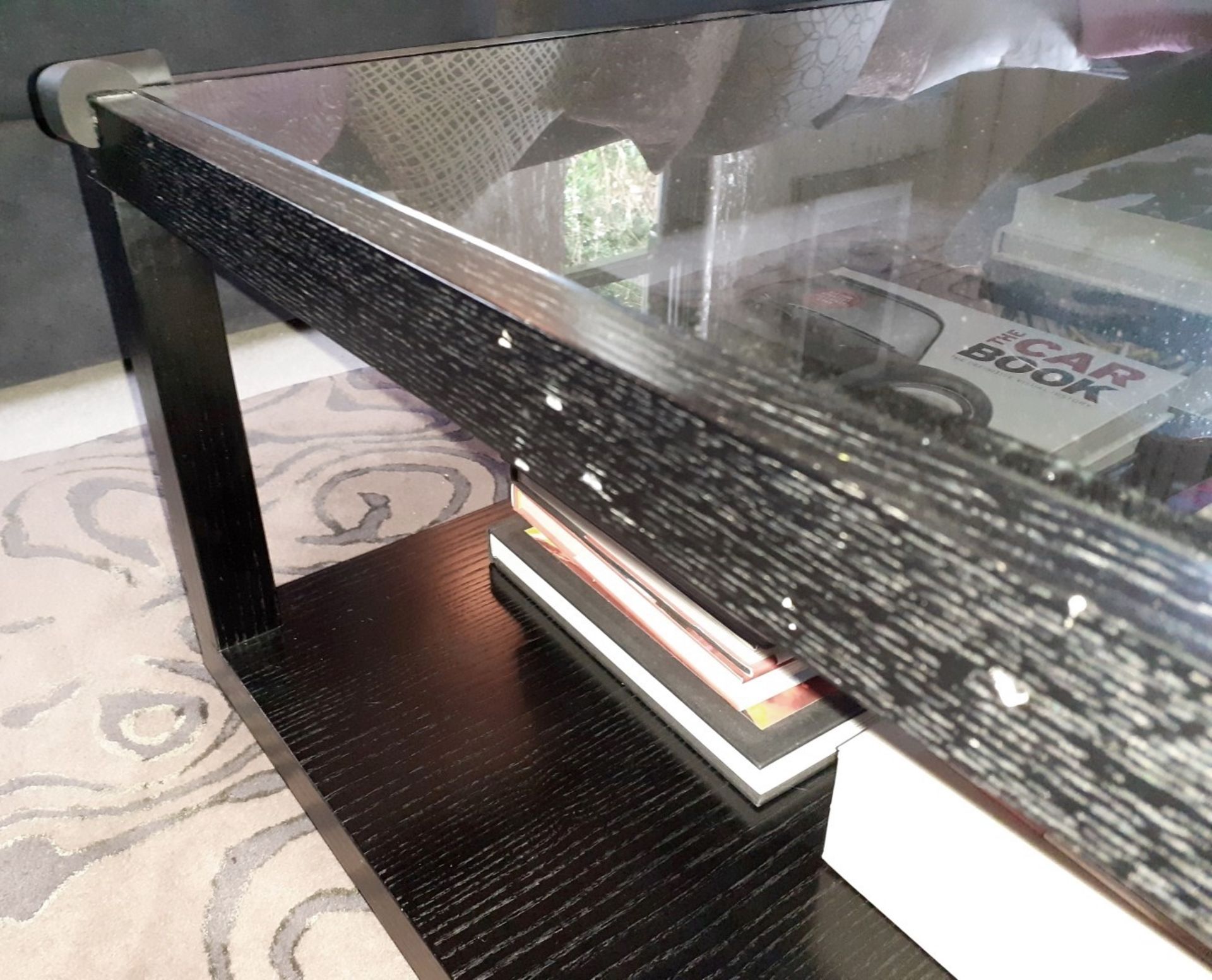 1 x Glass Topped Coffee Table - Dimensions: 130 x 70 x H41cm - Pre-owned - CL602 - *NO VAT ON - Image 4 of 8