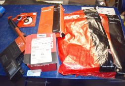 Assorted Collection of Hilti Items Including VC40 Dust Bags, VC40 Filter, Grinder Disc