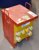 1 x Site Power Cluster 10kva Transformer 240v to 110v H57 x W44 x D37 cms PME188