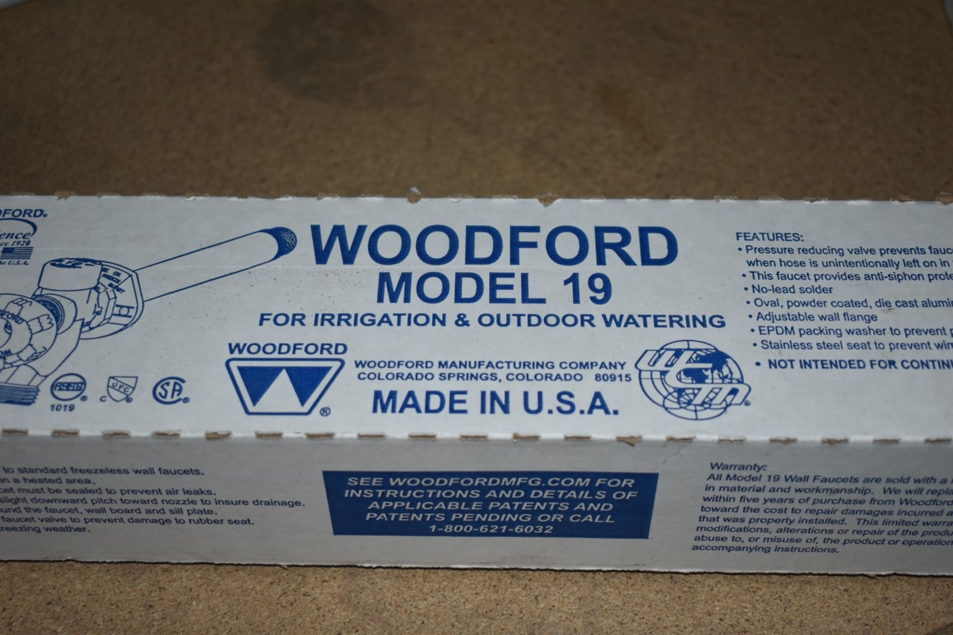 1 x Woodford Model 19 Brass Freezeless Wall Faucet - New and Boxed - RRP £70 - Ref WHC105 WH1 - - Image 4 of 4