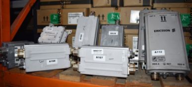 8 x Various Kathrein and Ericsson Diplex Filters - Ref WHC137 WH1 - CL011 - Location: Altrincham