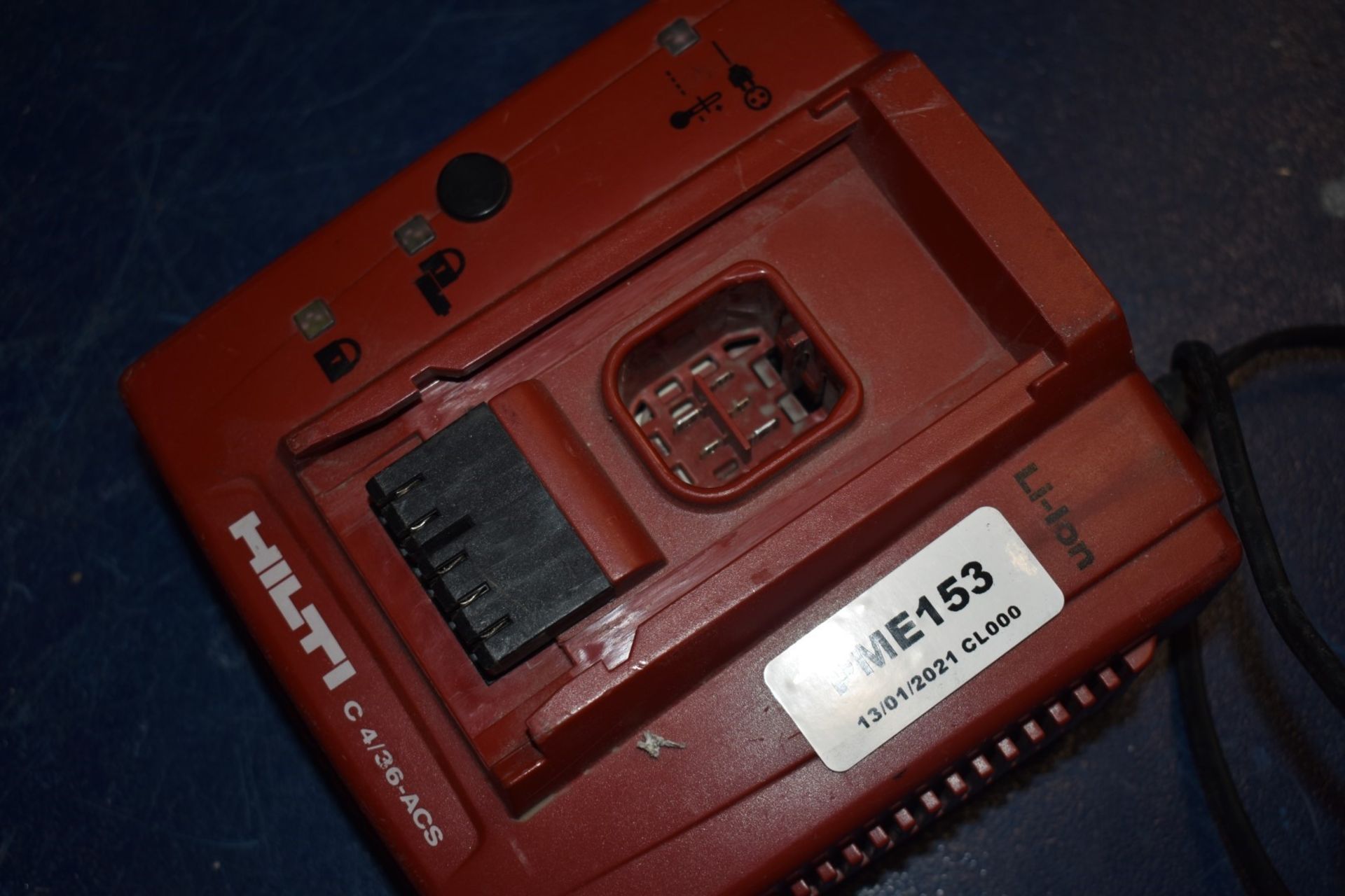 1 x Hilti Battery and Battery Charger Charger Type C 4/36ACS and Battery Type 328646 14.4v - Image 7 of 8