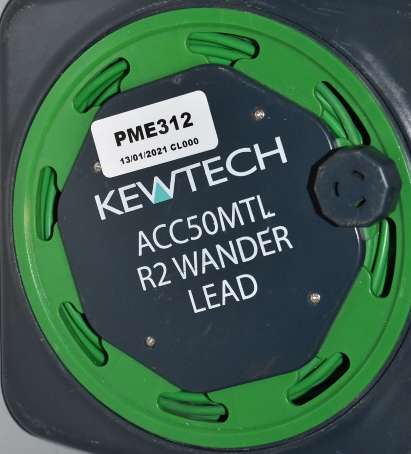 1 x Kewtech ACC50MTL 50m R2 Wander Test Lead Extension Reel RRP £85  PME312 - Image 2 of 3