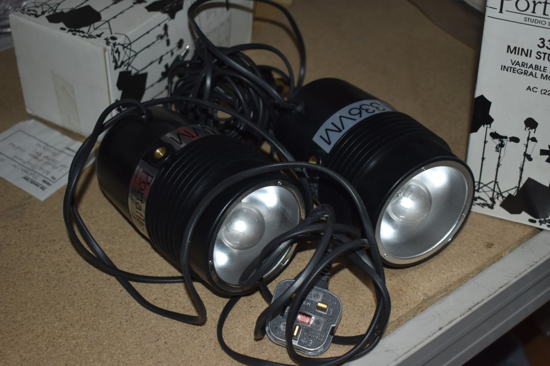 2 x Portaflash 336VM Mini Studio Flash Lights For Photography - Boxed in Good Condition - Ref WHC101 - Image 2 of 3