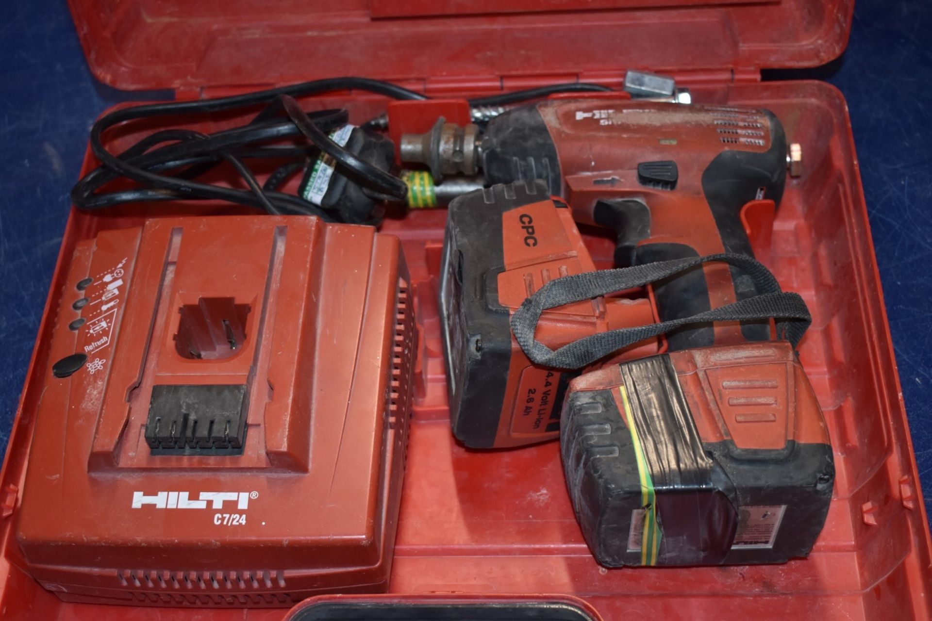 1 x Hilti SIW 144A Cordless Impact Wrench With Charger, Two Batteries and Carry Case - Image 5 of 5