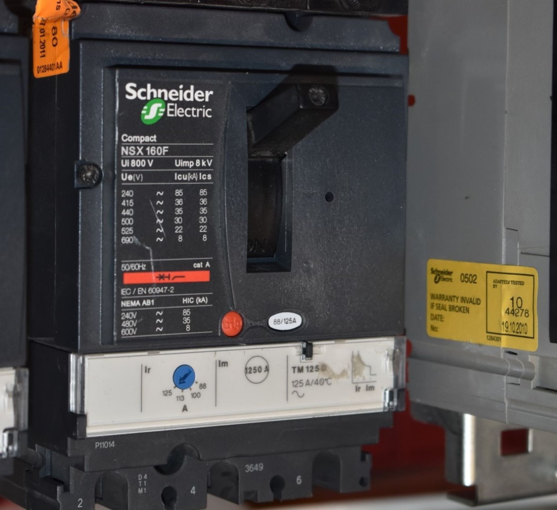 4 x Circuit Breakers By Crabtree Powerstar, Schneider Electric and Square D PME203 - Image 4 of 11