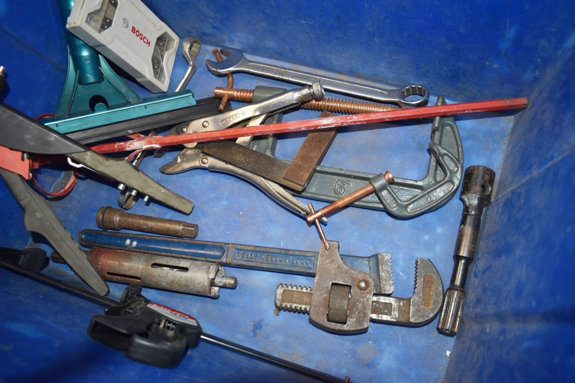 1 x Collection of Hand Tools Hilti Deluxe Dispenser, Die Stock Holder, Crimp Tools, Riviter, Clamps - Image 7 of 17