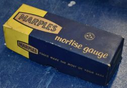 1 x Vintage Marples Mortise Gauge in Original Box PME174