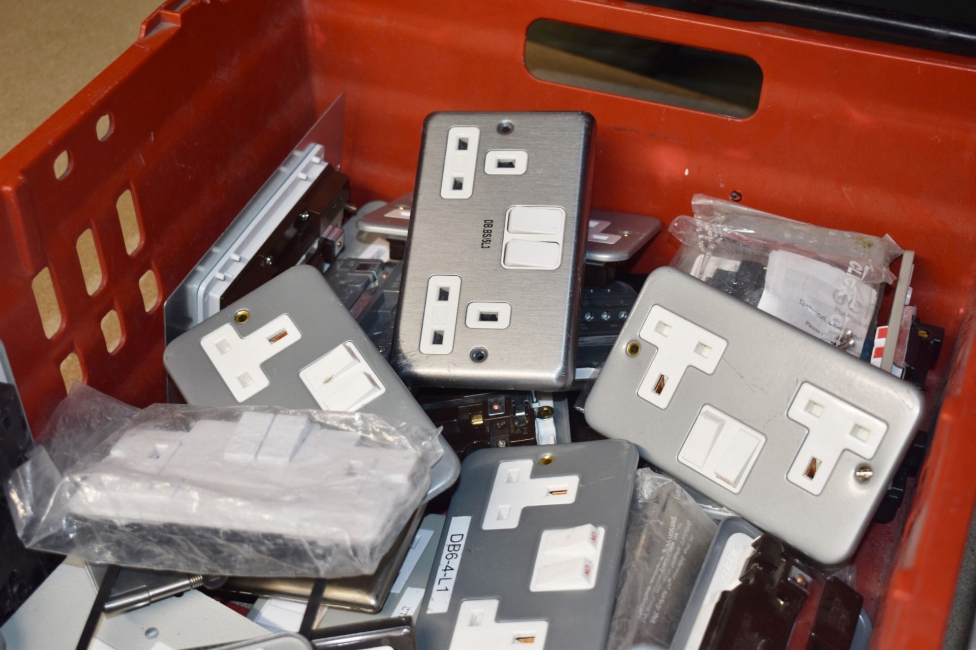 1 x Assorted Collection of Plug Sockets and More - Includes 3 Crates Full - Image 3 of 11