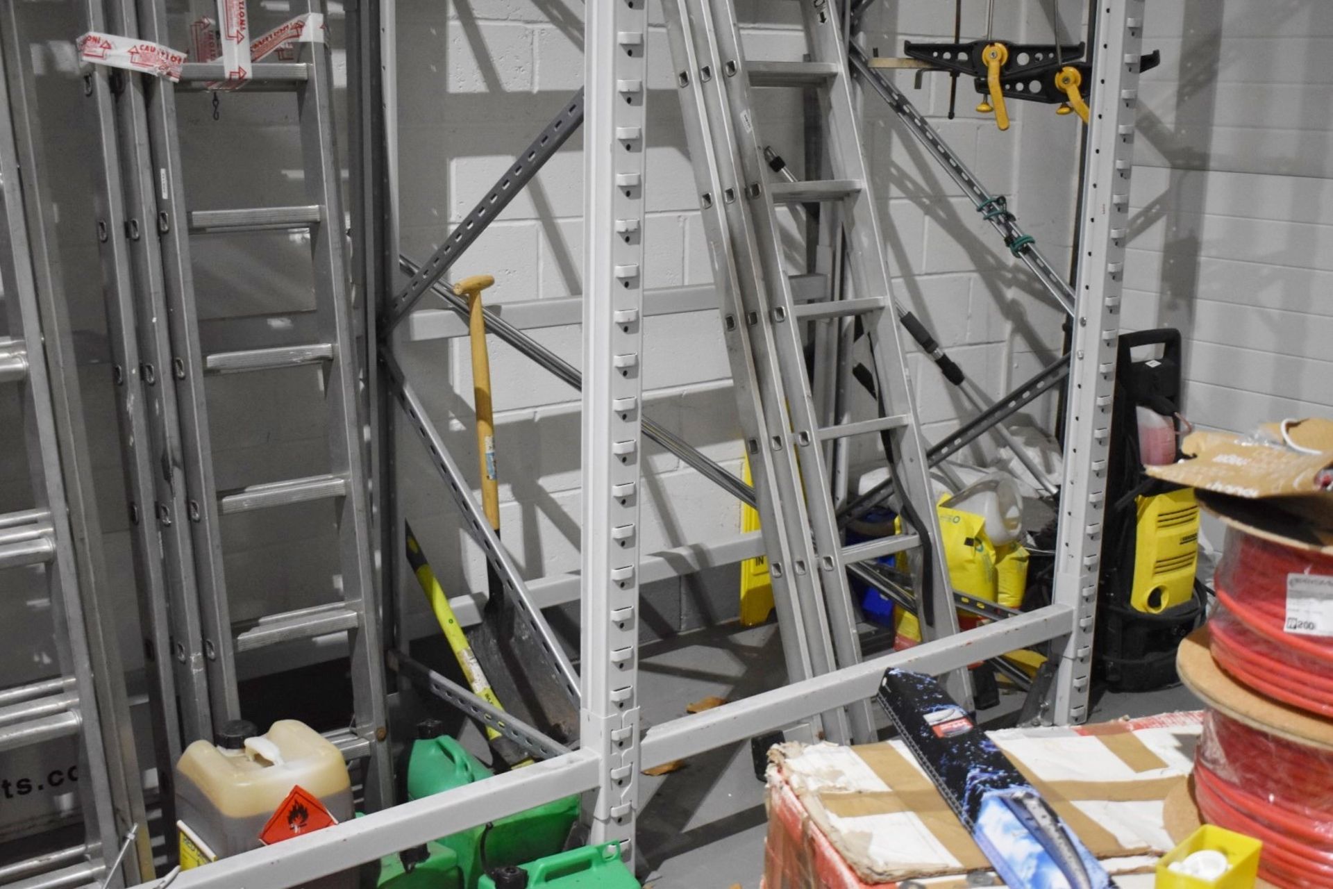 3 x Bays of Pallet Racking Includes 4 x Uprights and 18 x Cross Beams - Image 3 of 4