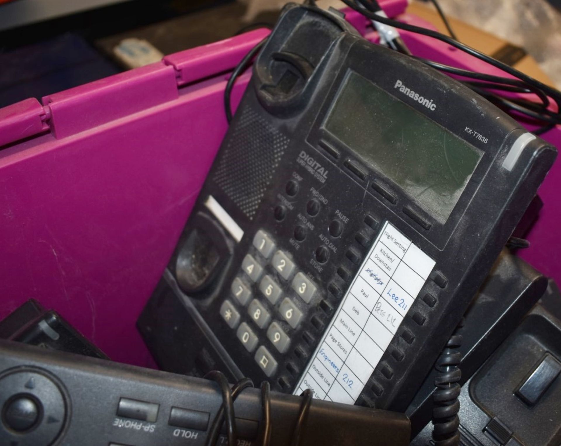 1 x Panasonic KXTDA30 Office Telephone System With 206 Electronic Modular Switching System - Image 9 of 11