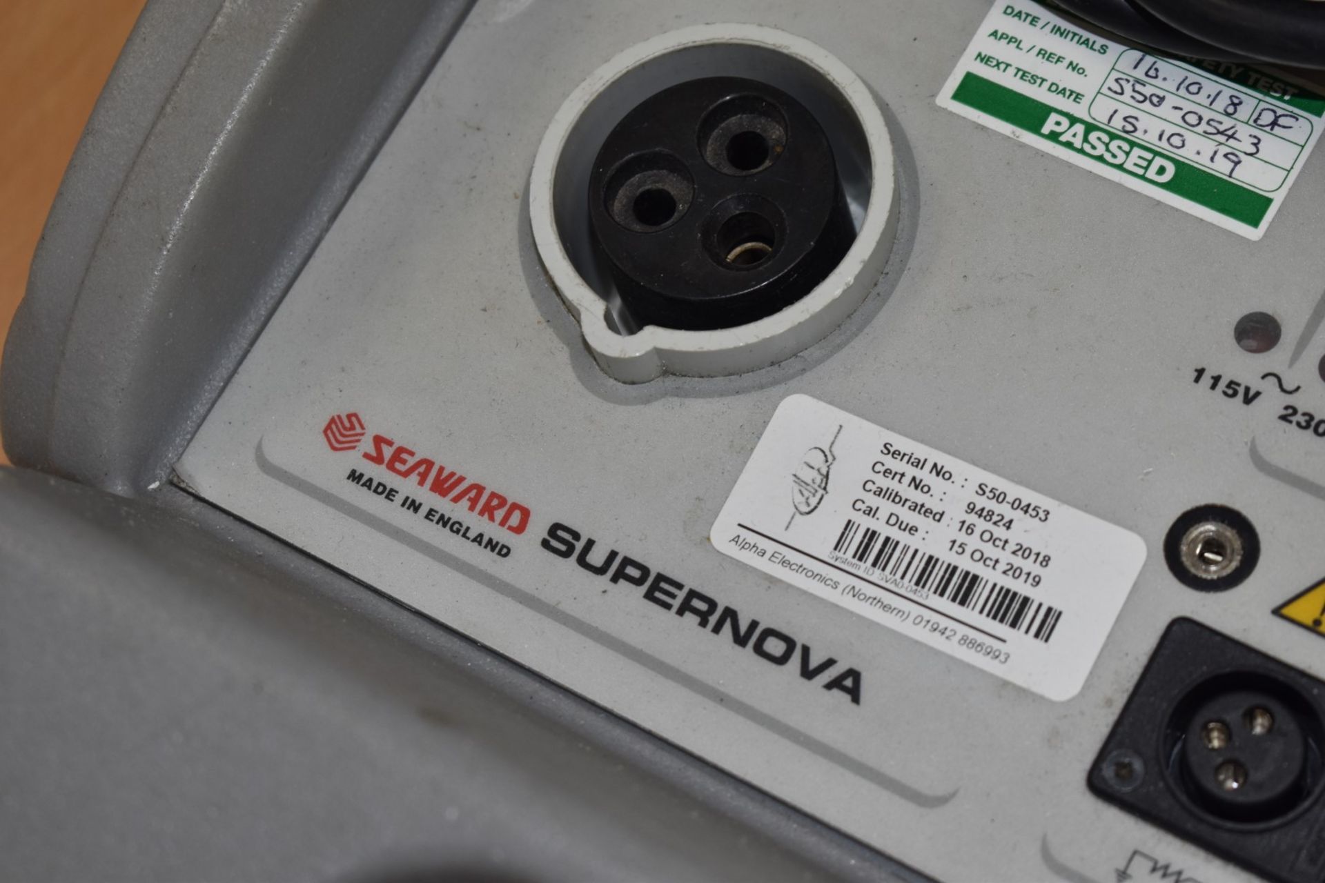 1 x Seaward Supernova PAT Tester With Cables SRB163 - Image 6 of 7