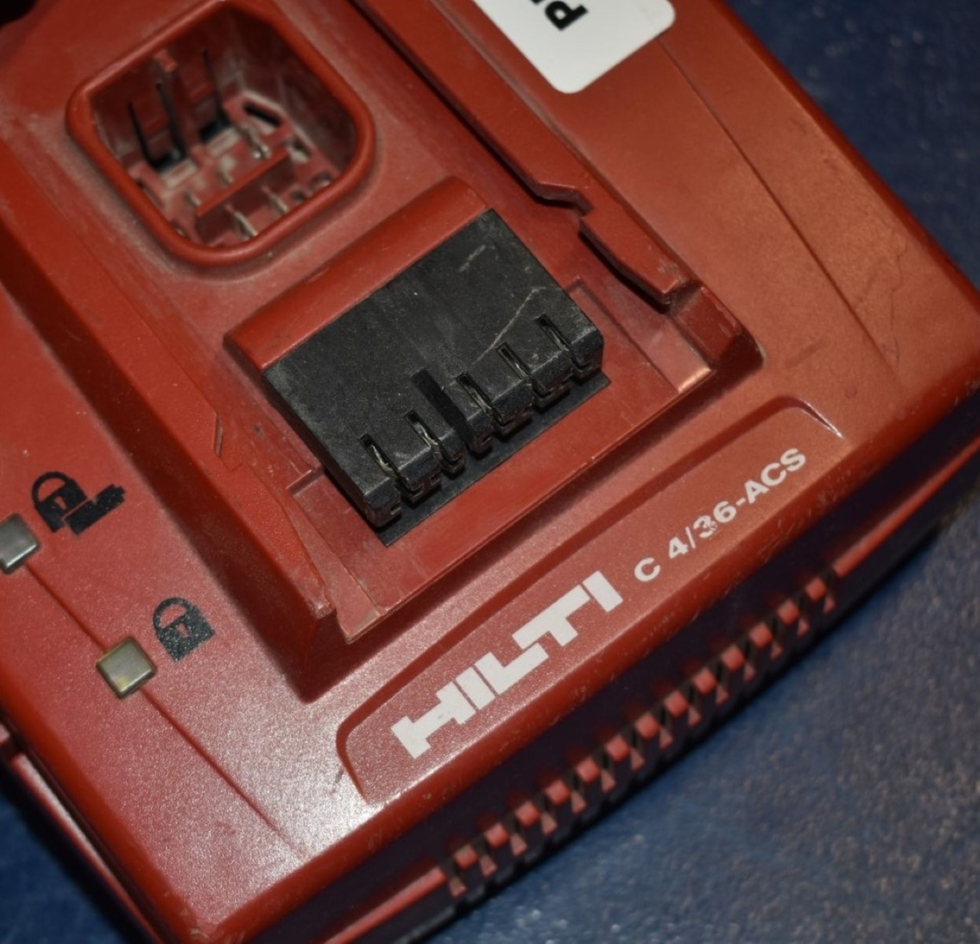 1 x Hilti Battery and Battery Charger Charger Type C 4/36ACS and Battery Type 328646 14.4v - Image 5 of 8
