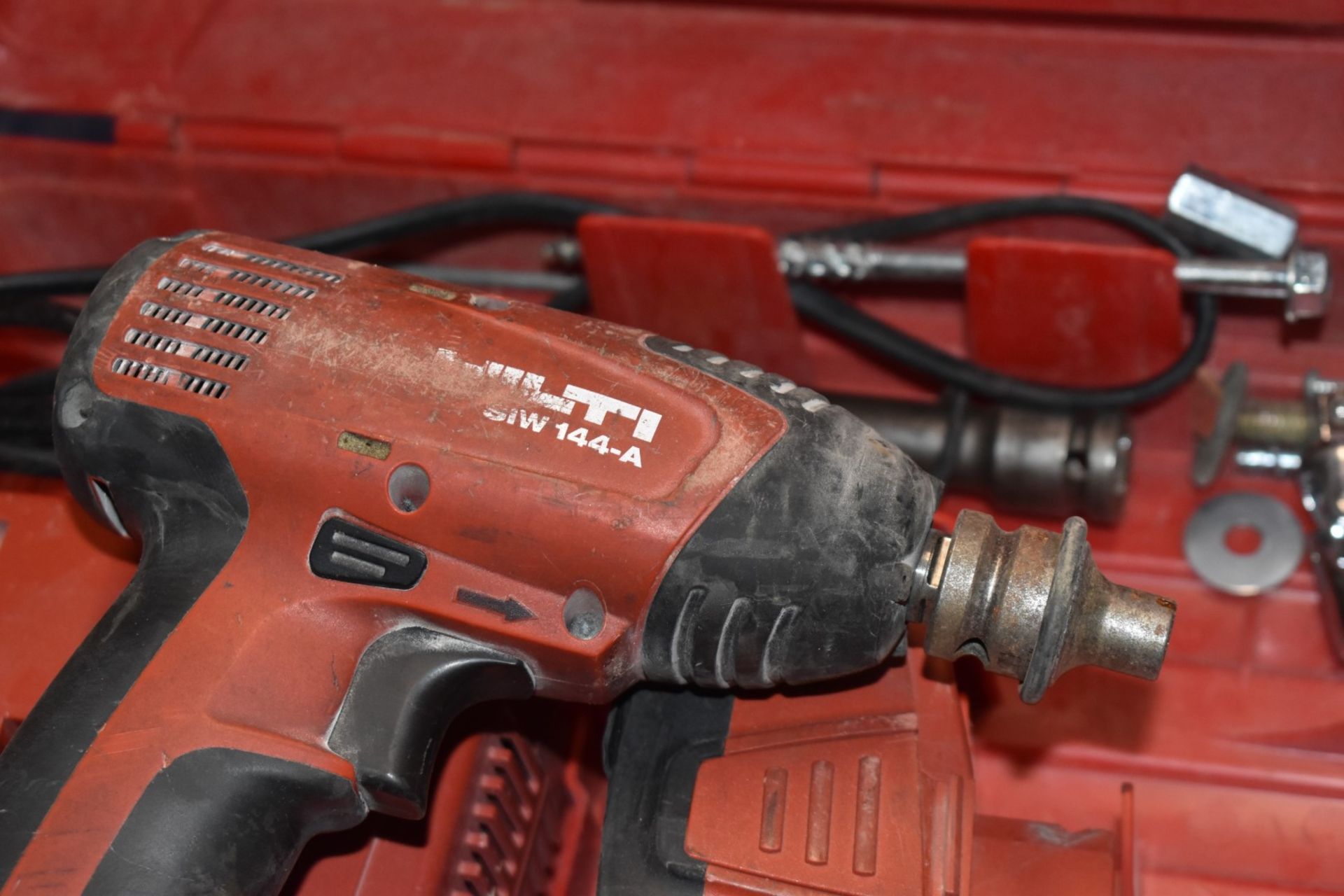 1 x Hilti SIW 144A Cordless Impact Wrench With Charger, Two Batteries and Carry Case - Image 4 of 5