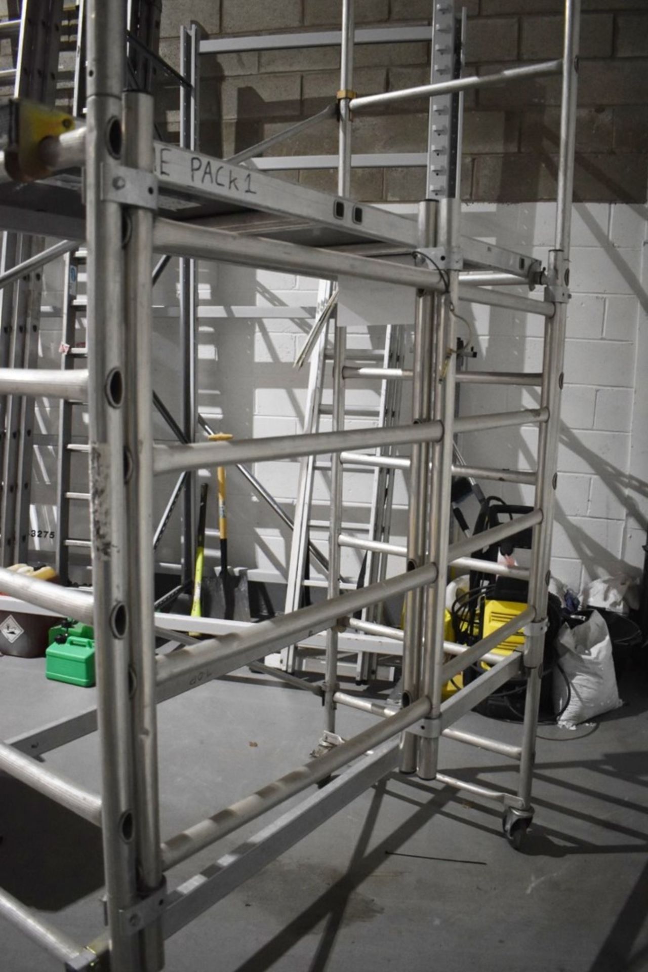 1 x Large Collection of Scaffold Tower Equipment Includes Three Mobile Scaffold Towers - Image 14 of 16