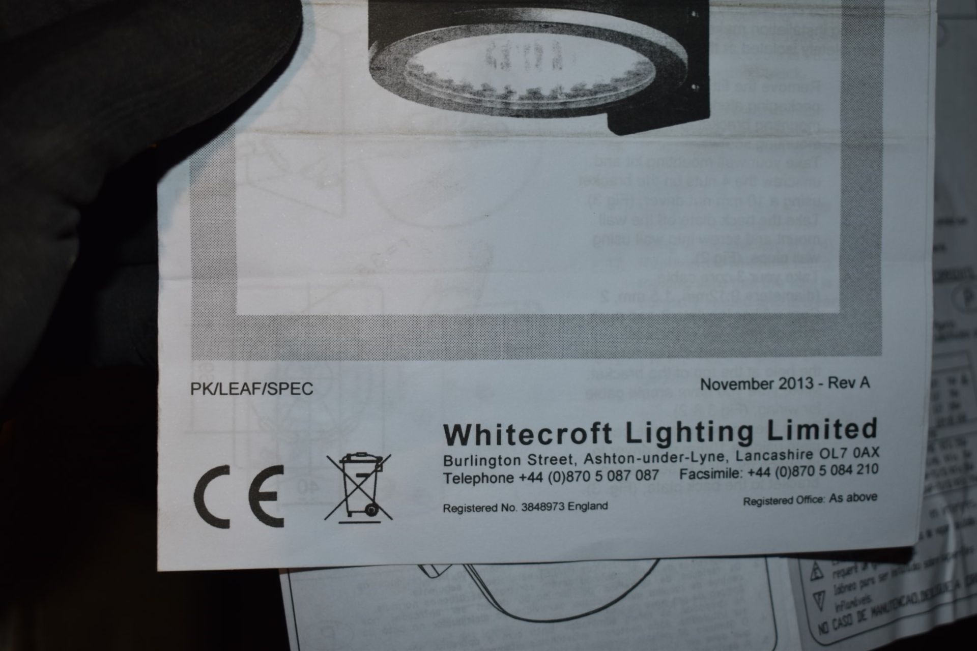 1 x Whitecroft Lighting Spectre WR Wall Mounted Cylindrical LED Luminaire for Outdoor Applications - Image 4 of 6