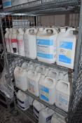 1 x Assortet Lot of Cleaning Materials - Includes Contents of Cage - Approx 90 x Various Bottles -