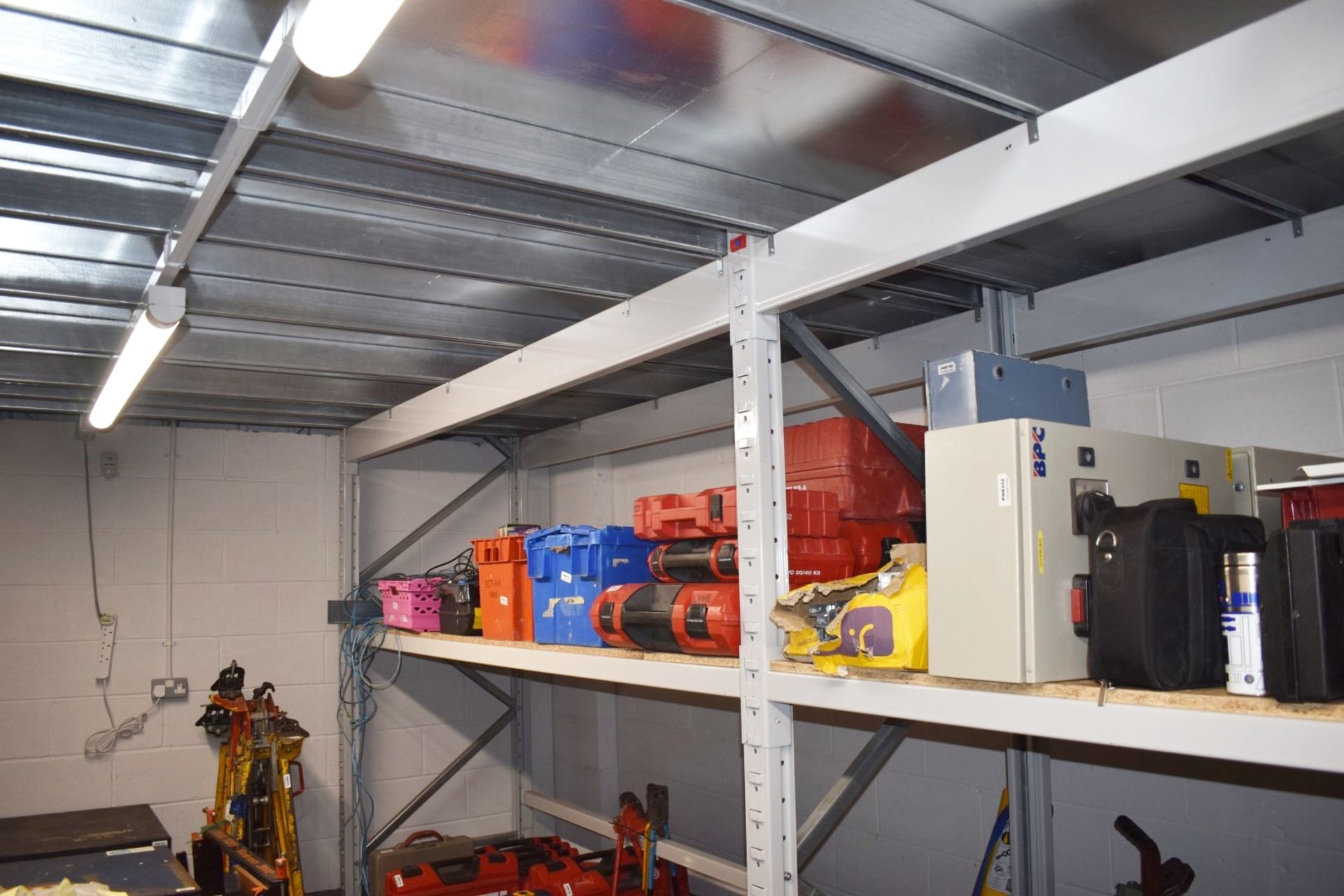 1 x Mezzanine Floor With Integrated Racking Shelving System Size H473 x W360 x L870 cms - Image 2 of 25