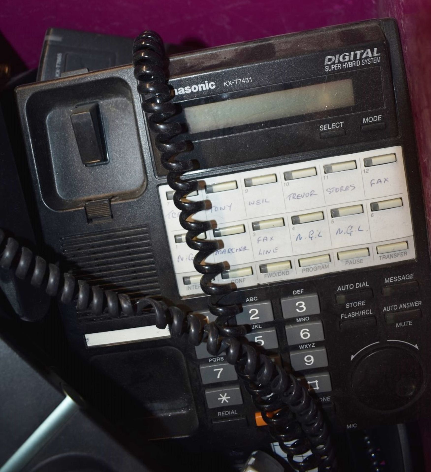 1 x Panasonic KXTDA30 Office Telephone System With 206 Electronic Modular Switching System - Image 8 of 11