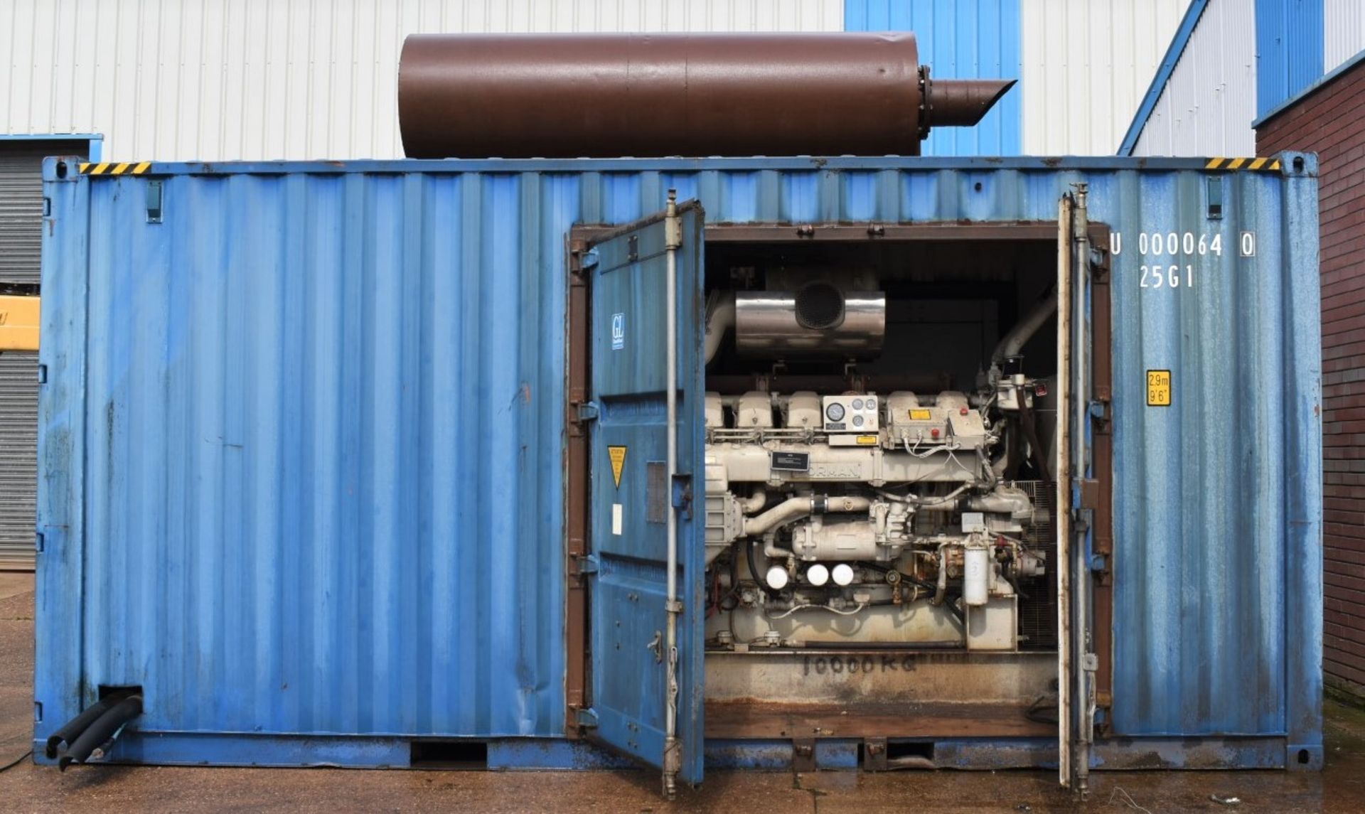 Puma Generators 1 x Puma 1000kw Generator With Doorman Engine - Housed in 20ft Shipping ...