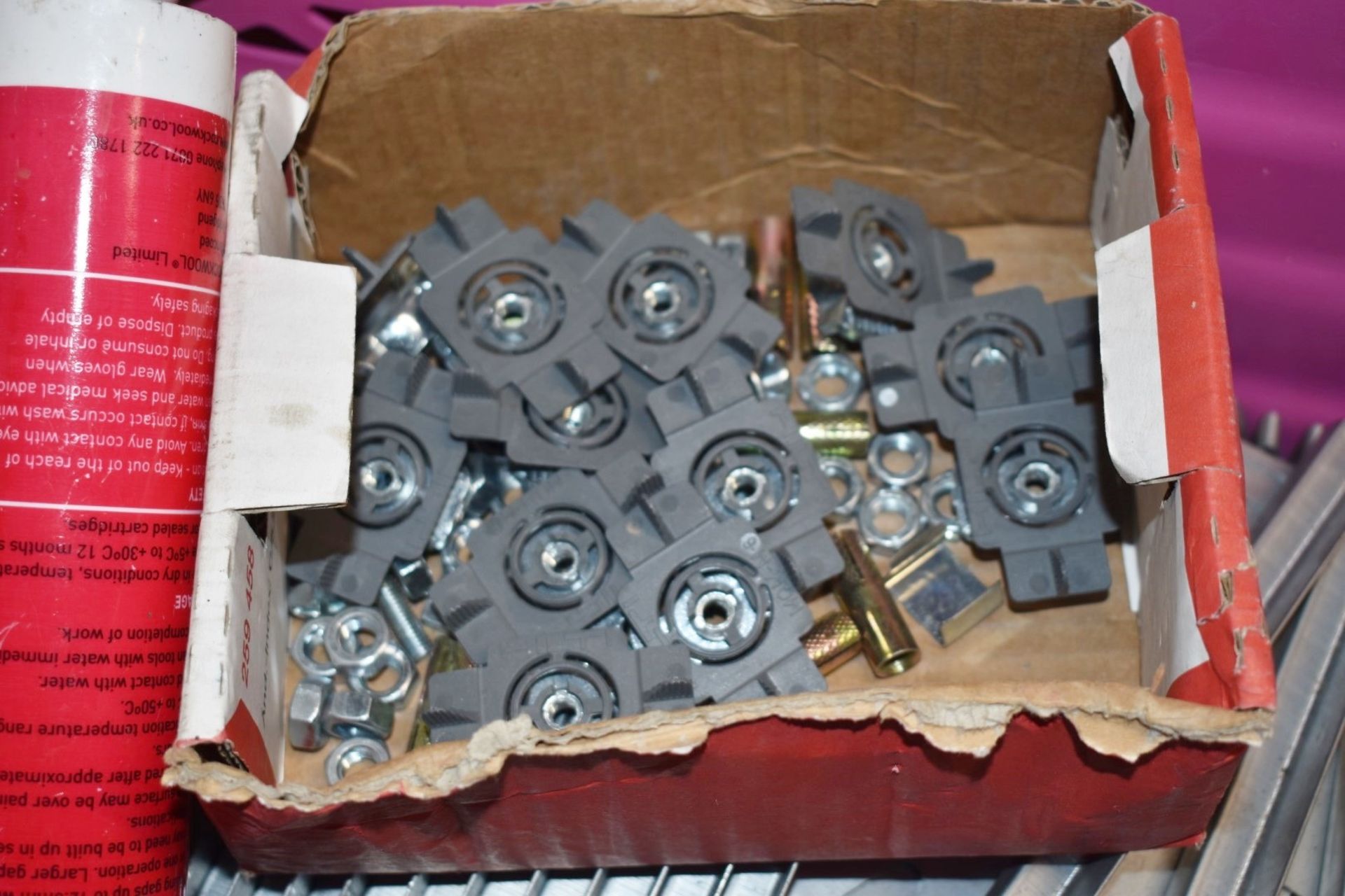 1 x Assorted Collection to Include Metal Plate Brackets, Heavy Duty Castor Wheels and More - Image 2 of 6