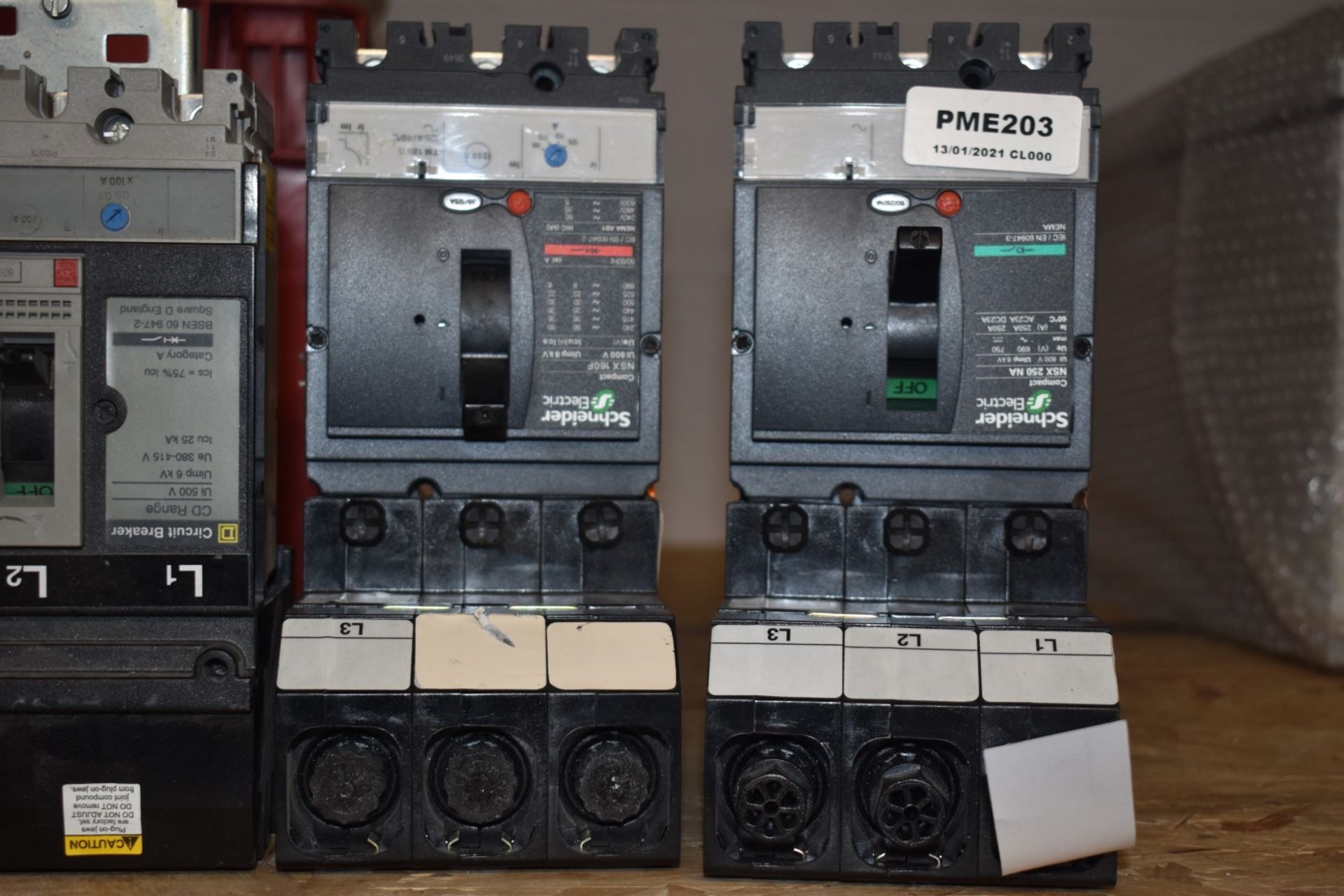 4 x Circuit Breakers By Crabtree Powerstar, Schneider Electric and Square D PME203 - Image 11 of 11