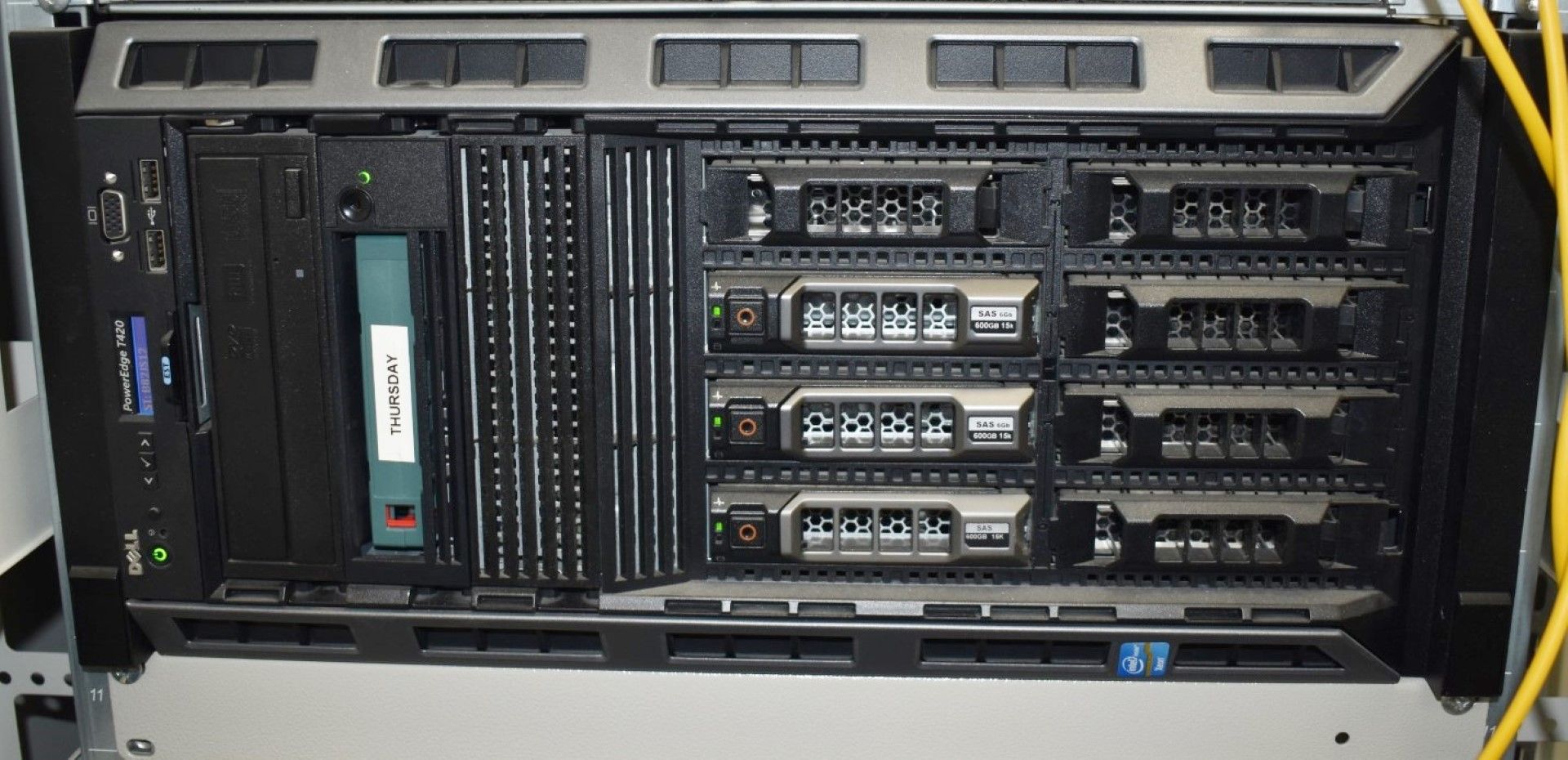 1 x Server DATA Rack Cabinet With Dell Power Edge T420 Server, Cisco 2921, Alcatel OS6250-8M, Adva - Image 10 of 22